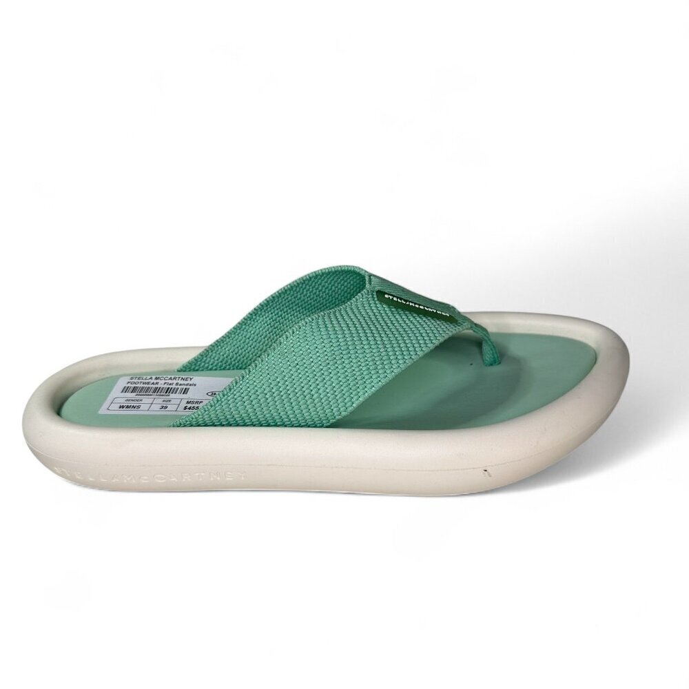 Stella McCartney Women's Mint Green Air Slide Flip Flop Sandals EU 39 NWOB